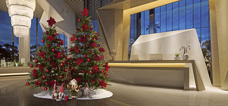 Sapin de Noël entreprise