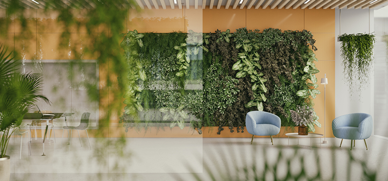 bureaux ambiance estivale